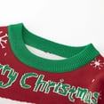 thumbnail image 4 of Chandails de Noël Garçons Filles Manches Longues Tricot Col Rond Chandail Molletonné Enfants Chandail de Noël Laid Hauts 3-8 Ans (4 Ans, Rouge), 4 of 6