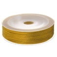 thumbnail image 1 of Unique Bargains Twisted Nylon Twine Thread Beading Cord 1.5mm 20M/65 Feet Extra Strong Braided Nylon String, Goldenrod, 1 of 6