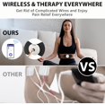 thumbnail image 2 of Wireless TENS & EMS Unit Back Pain Relief Massager - APP Controlled Bluetooth EMS Muscle Stimulator Machine for Back Shoulder Leg Neck Pain Relief (Black), 2 of 9
