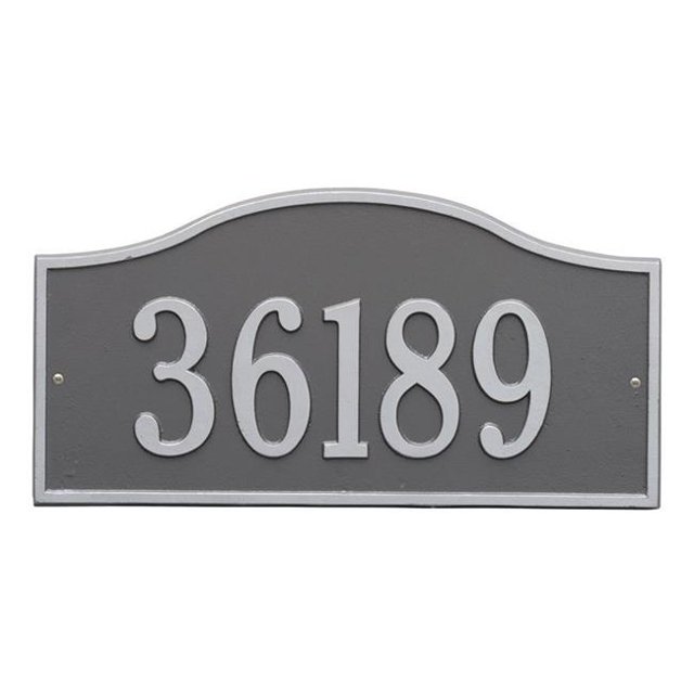Whitehall 1119PS Rolling Hills Plaques - Grand Wall - One Line- Pewter/Silver