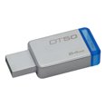 thumbnail image 1 of Kingston DataTraveler 50 - Clé USB - 64 Go - USB 3.1 - Bleu, 1 of 5