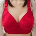 thumbnail image 1 of Qertyioot Women's Solid Color Comfortable Hollow Out Bra Underwear, 1 of 3