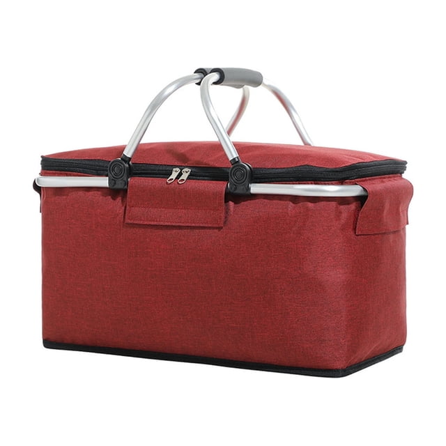 Folding Cooler Box Picnic Bag Portable Heat Preservation Food Storage Bag