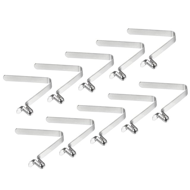 Unique Bargains 8x5mm Kayak Paddle Snaps, Hollow Button Single Pin Lock Tube Spring Clips for Tent Pole, 10 Pack