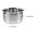 thumbnail image 4 of EIGTHTAIL Casserole Intérieure Antiadhésive de 3 L pour Cuiseur à Riz, Remplacement pour Cuiseur à Pression Électrique, 4 of 5