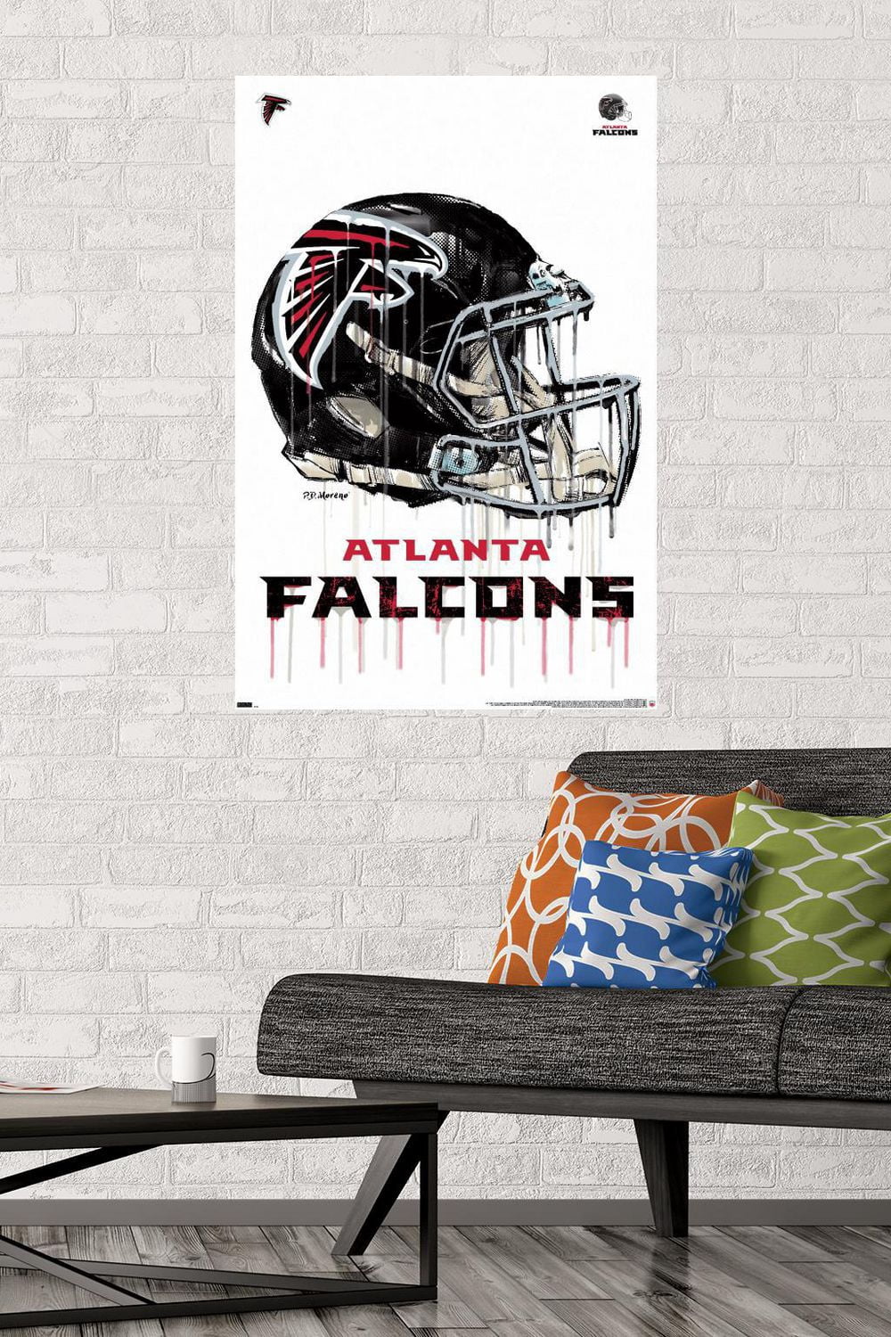 NFL Atlanta Falcons - Drip Helmet 20 Wall Poster