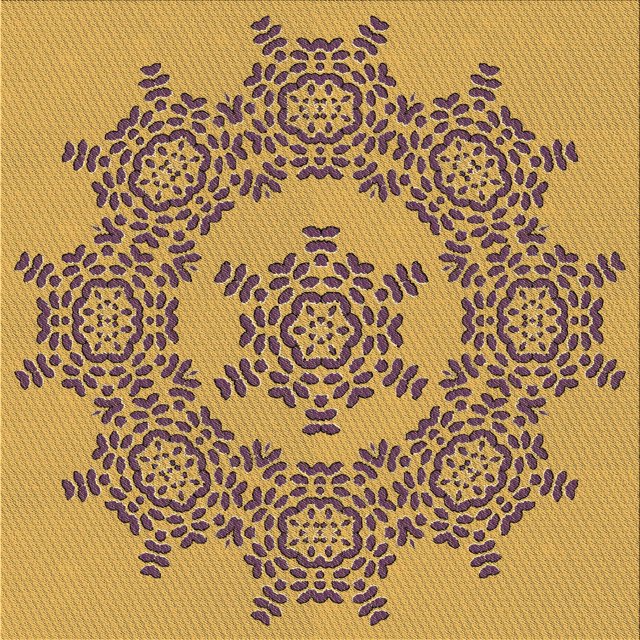 Ahgly Company Tapis d'Intérieur Lavables en Machine, Carrés Transitionnels, Marron Sienne, 8' Carré