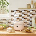 thumbnail image 3 of Leutsin Imitation Wall Tiles Crystal Film Tile Sticker Adhesive Floor Sticker Hot, 3 of 6