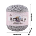 thumbnail image 3 of Naittoop Lace Thread DIY Woven Mercerized Baby Fine Thread Crochet Yarn, 3 of 5