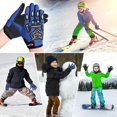 thumbnail image 3 of Youkk Polyester Stay Warm And Dry With These Full Finger Motorcycle Gloves For Winter Rides Winter Gloves blue 1Set, 3 of 6