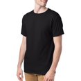 thumbnail image 5 of Hanes T-Shirts à Col Ras du Cou ComfortSoft pour Hommes, Lot de 4, 2TG, Noir, 5 of 5
