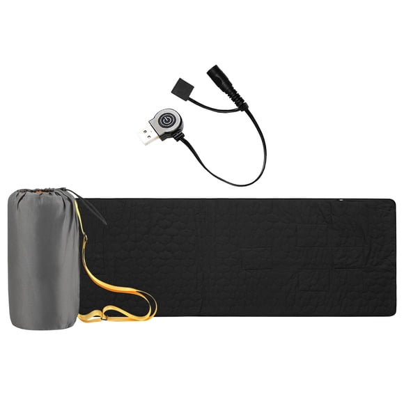 2 USB Multipurpose Heating Pad USB Power Supported Sleeping Bag Liner for Outdoor Activities Hiking