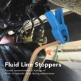 thumbnail image 4 of Butées de Ligne de Fluide, Ensemble de Pince d'Arrêt de Fluide Facile à Utiliser ABS Large Application Réutilisable pour Ligne de Frein Rail de Carburant Tuyau A C Ligne et Raccord Banjo, 4 of 7