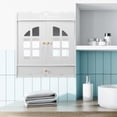 thumbnail image 3 of OUNONA Armoire de Rangement Murale pour Salle de Bain avec Conception à Plusieurs Couches Plastique Lot de 1, 3 of 8