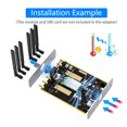 thumbnail image 3 of Adaptateur Module 4G 5G vers USB 3.0, Antennes à Fort Gain 2 Emplacements pour Carte SIM Module M.2 vers USB 3.0 Dongle pour Connexion, 3 of 7