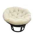 thumbnail image 1 of 44-inch Solid Twill Papasan Cushion (Fits 42-inch Papasan Frame) - Egg Shell, 1 of 1
