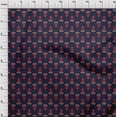 thumbnail image 3 of oneOone Viscose Jersey Fabric Leaves & Floral Block Printed Craft Fabric BTY 60 Inch Wide, 3 of 4