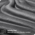 thumbnail image 2 of Bare Home Microplush Fleece Sheet Set - Ultra Soft - Deep Pocket - King, Gray, 2 of 7