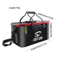 thumbnail image 1 of EVA Folding Fishing Bucket Live Fish Box Portable Fish Sea fishing box, 1 of 9