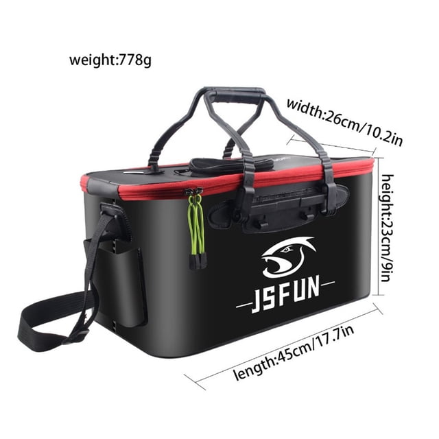 EVA Folding Fishing Bucket Live Fish Box Portable Fish Sea fishing box