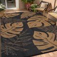 thumbnail image 4 of Outdoor Rug Waterproof Reversible Modern Plastic Straw Patio Carpet Lightweight Weather-Resistant Easy to Clean for Deck Garden Porch Balcony Camping RV Beach, 4 of 36