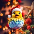 thumbnail image 1 of Meitianfacai Cute Rooster Car Pendant Home Tree Decoration Christmas Tree Ornament Home Decor, 1 of 6