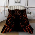 thumbnail image 1 of Erosebridal Modern Geometric Coverlet Set King, Abstract Stripe Bedding Set, Futuristic Decor, 3pcs, 1 of 5