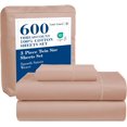thumbnail image 1 of Softest Cotton Sheets Double Sheet Set Pc Set Thread Count Sateen Bedding Deep Pocket Sheets Cooling Sheets Double Size Sheets Breathable Bed Set (), 1 of 9