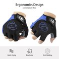 thumbnail image 3 of Graflsoa XL Size Yellow Half-Finger Cycling Gloves for Mountain Biking, Microfiber Material, Lightweight & Durable Design, 3 of 6