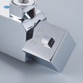 thumbnail image 4 of 1 Pair Square Shower Temperature Control Handle Knob Chrome Thermostatic Handle, 4 of 9
