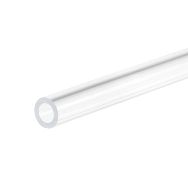 Unique Bargains Tube Rond en Acrylique Rigide Transparent 5mm ID x 8mm OD x 305mm Lot de 2