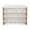thumbnail image 4 of Humble Crew Tot Tutors SuperSized Toy Storage Organizer with 16 Storage Bins, Grey, 4 of 5