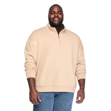 George Big Men's Quarter Zip Sweatshirt
