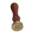thumbnail image 1 of WHEANG Home Decor Fire Lacquer Seal Retro English Letter Copper Headquets Seal Wax Hand Account Seal and Copper Chapter Bronze Head One Size Multi-Color, 1 of 4