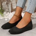 thumbnail image 2 of HVOBTTY Chaussures de Marche Confortables pour Femmes d'Été et de Printemps, Mode Décontractée, Couleur Unie, Bout Rond, Talon Compensé, Noir, 39, 2 of 4