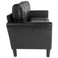 thumbnail image 5 of Sofa Bari rembourré en cuir brun, 5 of 5