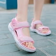 thumbnail image 2 of Kcodviy Children Shoes Beach Sandals Toddler Sandals Size 4 Girls Light Girl Sandals Big Toddler Sandals Girls Leather Children Soft Bottom Girls Flip Flops for Girls Beach Shoes, 2 of 6