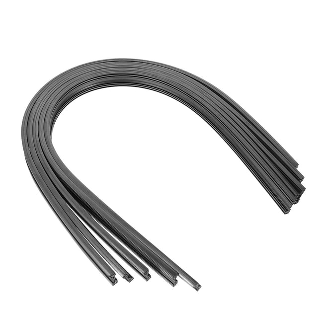 5 Pairs 6mm Windshield Wiper Blades Refills Rubber Strips For Boneless Wipers