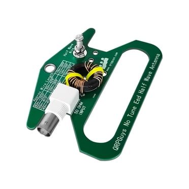 JIAHAOO Antenne Filaire HF 80m à 10m Demi-Onde Sans Tuner Portable Multi-Bande Impédance 50 Ohms 10 Watts Max