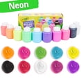 thumbnail image 3 of Crayola Neon Washable Project Paint, 10 Count, 3 of 7