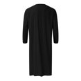 thumbnail image 4 of Homme Musulman Arabie Décontracté à Manches Longues avec Poche Chemise Ample Robe Musulmane Robe Unie avec Poche, 4 of 4