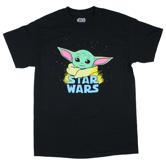 Star Wars Baby Yoda T-Shirt pour Homme avec Photo de Tête (Petit)