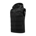 thumbnail image 1 of cllios Men's Heated Vest Lightweight USB Rechargeable Heated Vest for Men without Battery Included Plus Size Heated Vest Coat Dual Control 9 Heating Zones Heat Hoodies, 1 of 9