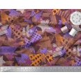 thumbnail image 2 of Soimoi Cotton Voile Fabric Triangle,Star & Brush Stroke Abstract Print Sewing Fabric Yard 56 Inch Wide, 2 of 4