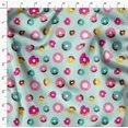 thumbnail image 4 of Soimoi Green Modal Satin Fabric Donuts Food Print Fabric by Yard 42 Inch Wide, 4 of 5