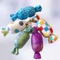 thumbnail image 4 of Pet Candy Toy Bite Resistant Cute Plush Squeaky Dog Toy Puppy Interactive Toy, 4 of 10