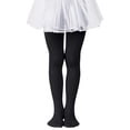 thumbnail image 2 of MIASHUI Collants pour Filles Collants de Ballet pour Filles Bas de Danse Collants, Noir, 4-5 Ans, 2 of 4