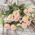 thumbnail image 4 of Birdeem Flowers Artificial for Decoration, Flowers for Decoration, Imitation Flower Home Decoration Wedding Handheld Flower Wall Artificial Flower, Artificial Flowers for Decoration, 4 of 8
