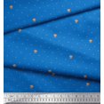 thumbnail image 2 of Soimoi Modal Satin Fabric Artistic Flower & Dots Print Fabric by The Yard 42 Inch Wide, 2 of 3