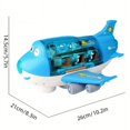 thumbnail image 3 of Toy Airplane For Kids, Bump And Go Action, Toddler Toy Plane With LED Flashing Lights, 3 of 5